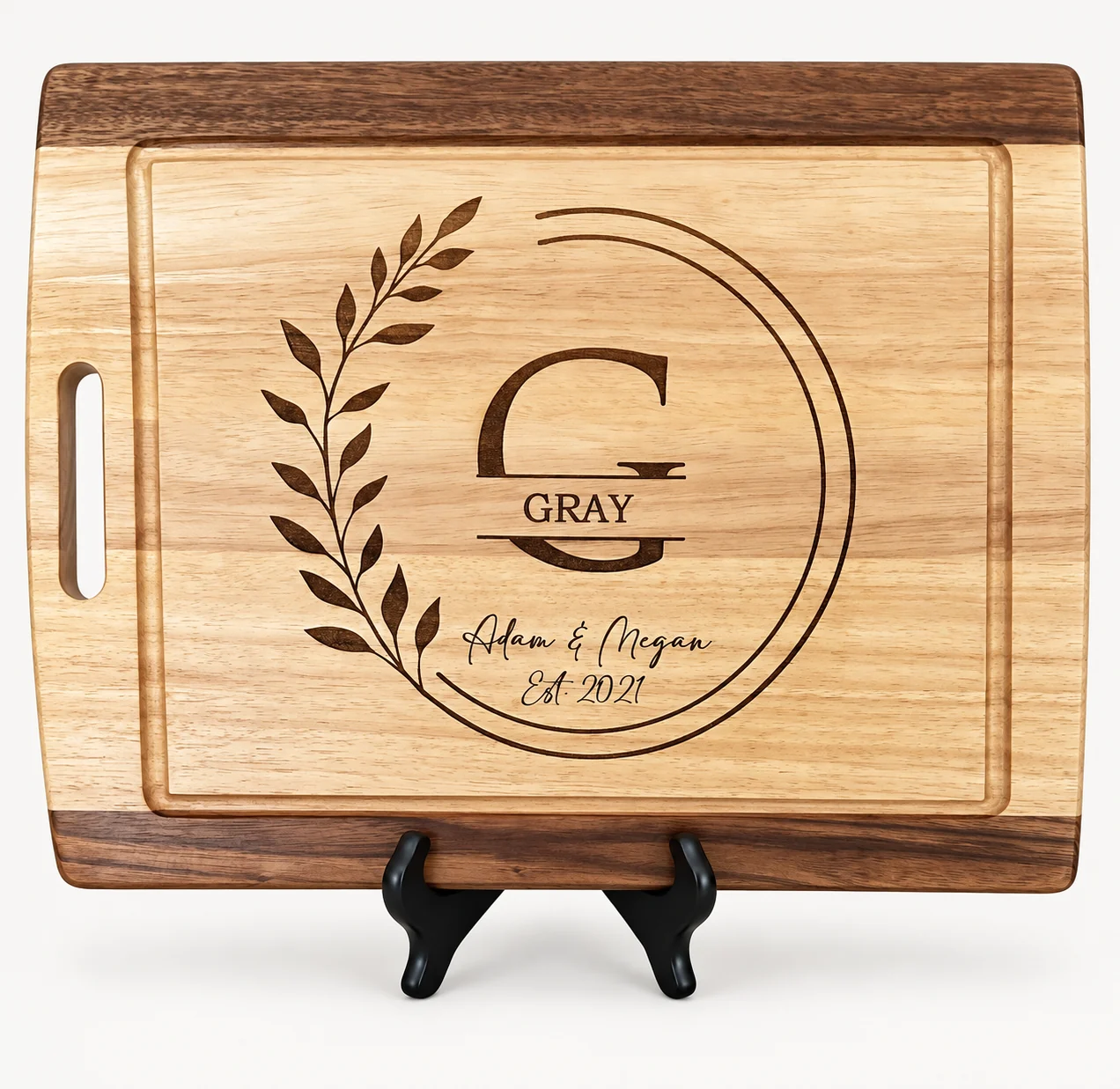 Personalized wooden cutting board